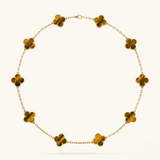 CLOVER | 10 Motive Gold Necklace