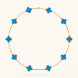CLOVER | 10 Motive Gold Necklace