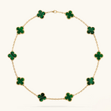 CLOVER | 10 Motive Gold Necklace