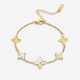 White Blossom | Petal Bracelet