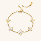 White Blossom | Petal Bracelet