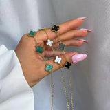 3-Piece Clover Bracelet Set