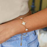 White Blossom | Petal Bracelet
